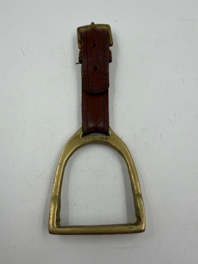 Hermes Paris Bronze & Leather Paper Weight L: 5" France: Shipping in - House available