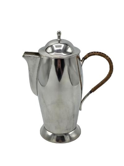 Hermes Paris Art Deco Silverplated Coffee Pot H: 9" France (1 of 5)