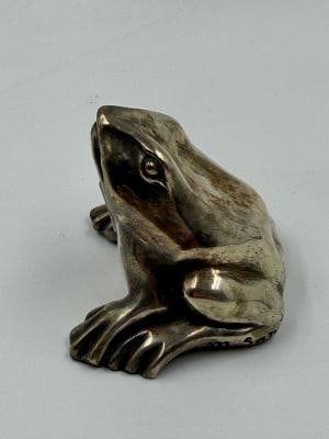 Edouard Marcel Sandoz Bronze Frog Foundry Susse Fres H: 2.2" W: 2.2" (1 of 3)