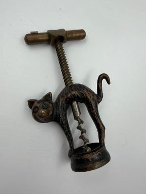 Cat Shaped Iron Corkscrew L: 5.5" (1 of 2)