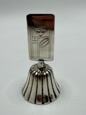 Josef Hoffmann Art Deco Silverplated Bell H: 4" Austria (1 of 4)