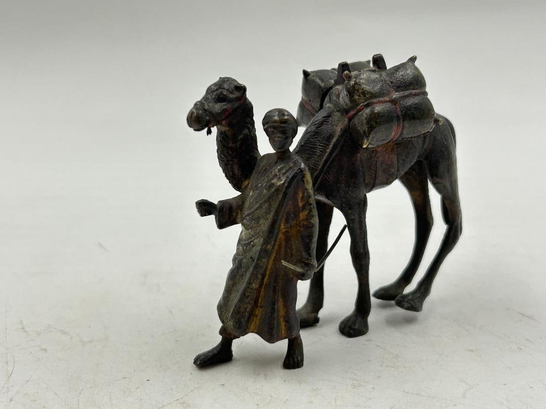 Antique Vienna Bronze Orientalist Figure 2.3" x 2" Austria: We have an in-house shipping department to ensure your post-purchase processing is as easy as possible. We encourage you to call us 561-2129413 or contact carstensgalleries@yahoo.com if you have any