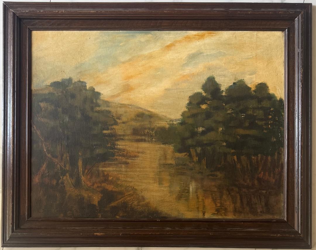 John Constable (Attributed) Oil on Canvas over Panel Art: 18" x 24": We have an in-house shipping department to ensure your post-purchase processing is as easy as possible. We encourage you to call us 561-2129413 or contact carstensgalleries@yahoo.com if you have any f
