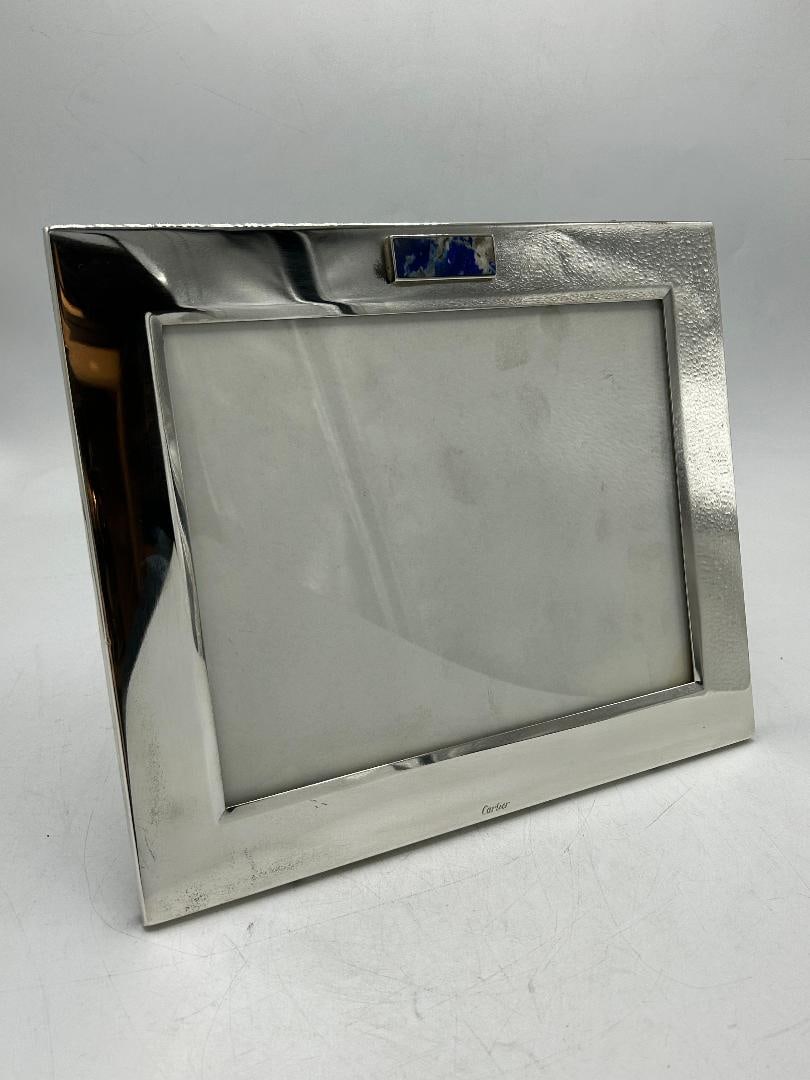 Cartier Art Deco Silverplated Photo Frame 10" x 12" France: Shipping in - House available
