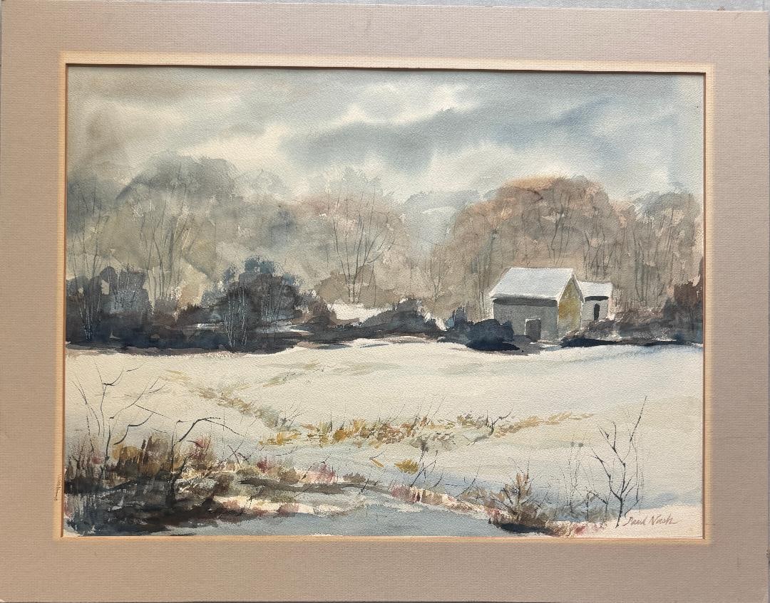 Paul Nash (Attributed) Watercolor on Paper Art: 18" x 24": We have an in-house shipping department to ensure your post-purchase processing is as easy as possible. We encourage you to call us 561-2129413 or contact carstensgalleries@yahoo.com if you have any f