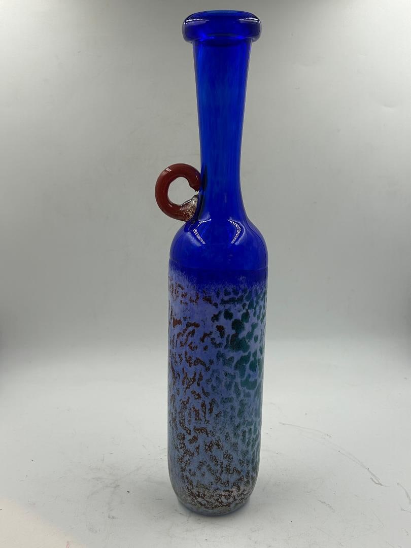 Kosta Boda Art Deco Glass Bottle H: 12" x D: 2" Sweden: We have an in-house shipping department to ensure your post-purchase processing is as easy as possible. We encourage you to call us 561-2129413 or contact carstensgalleries@yahoo.com if you have any f