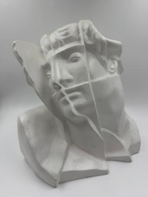Marta Minujin - Plaster Sculpture 7" x 8" x 4.5" Argentina: We have an in-house shipping department to ensure your post-purchase processing is as easy as possible. We encourage you to call us 561-2129413 or contact carstensgalleries@yahoo.com if you have any f