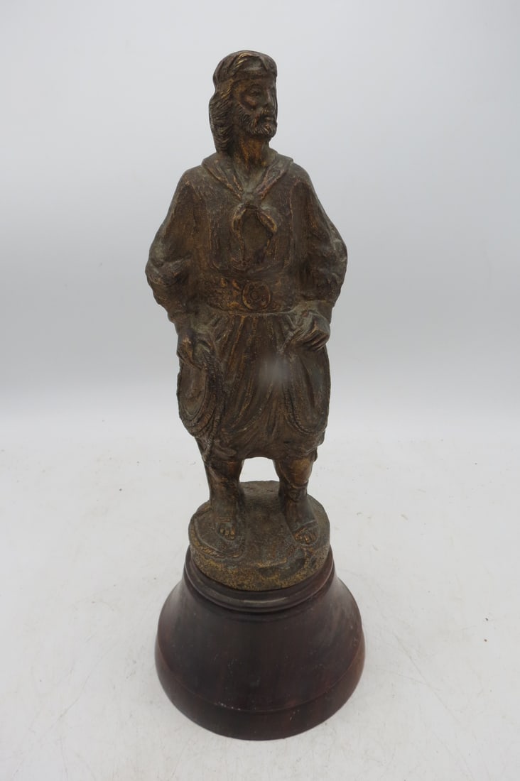 Antique Bronze Sculpture of "Gaucho" Lost Wax Foundry H: 13.5": We have an in-house shipping department to ensure your post-purchase processing is as easy as possible. We encourage you to call us 561-2129413 or contact carstensgalleries@yahoo.com if you have any f