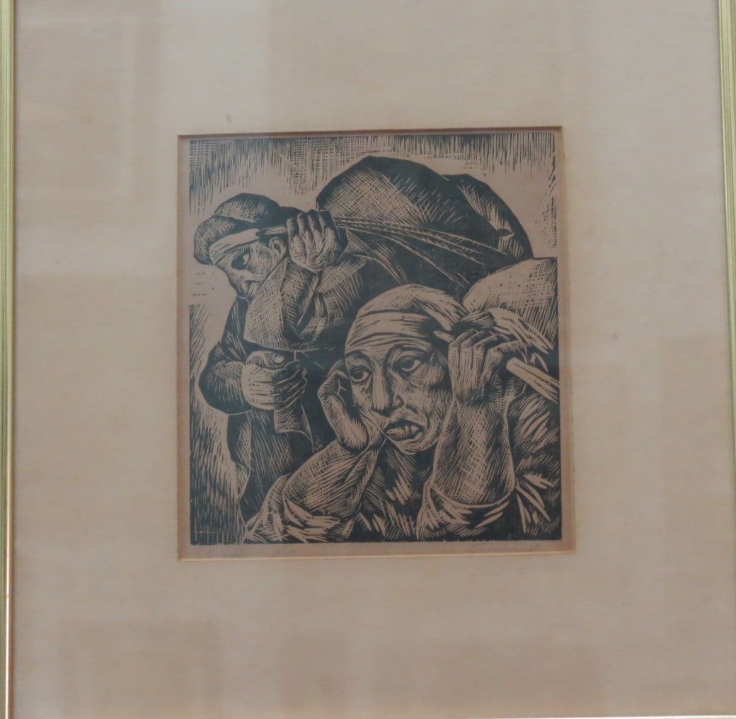 Eduardo Kingman Signed Serigraph Art: 7" x 8" Fr: 13" x 14": No COA - We have an in-house shipping department to ensure your post-purchase processing is as easy as possible. We encourage you to call us 561-2129413 or contact carstensgalleries@yahoo.com if you h