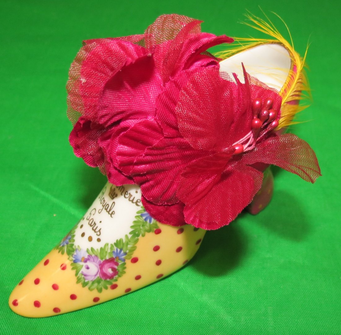 Limoges Hand Painting Box (France original): .Est. Shipping = $ 12 to USA