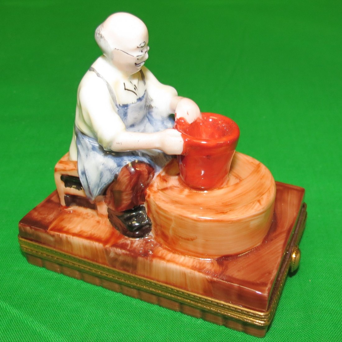 Limoges Hand Painting Box (France original): .Est. Shipping = $ to USA