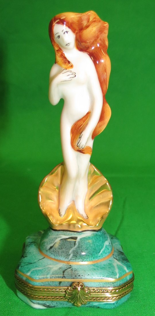 Original Limoges Hand Painted Miniature Box: Shipping to USA= $ 12, can be combined if several to same address