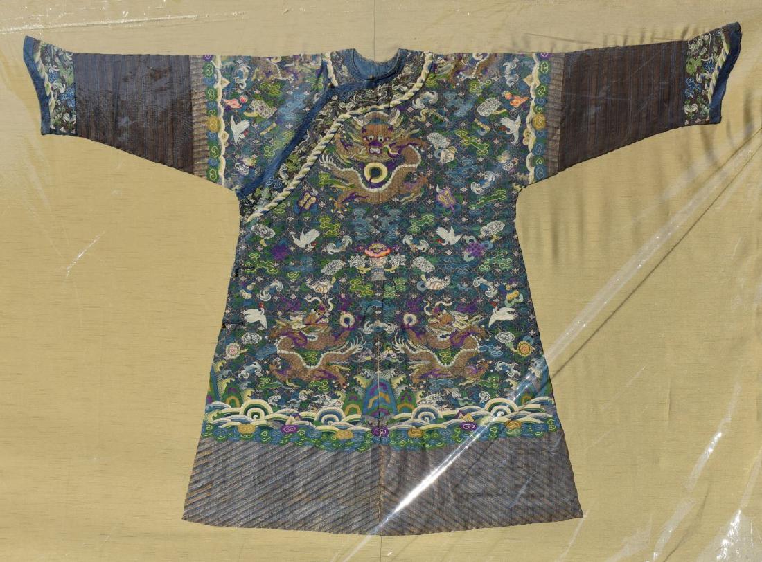 Framed Chinese Kesi Dragon Robe (1 of 5)