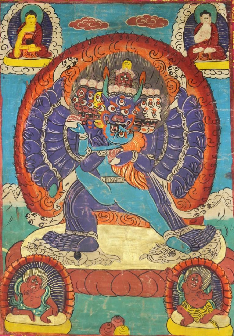 Chinese Tibetan Thangka (1 of 4)