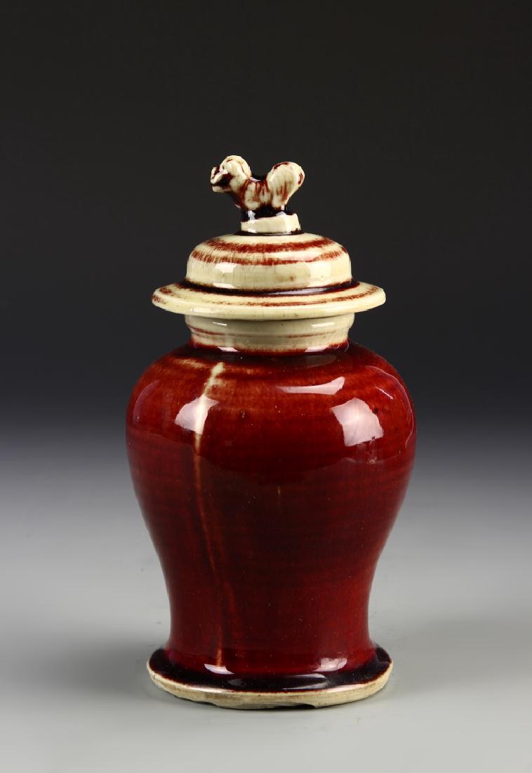 Chinese Lang Yao Red Glazed Jar (1 of 6)