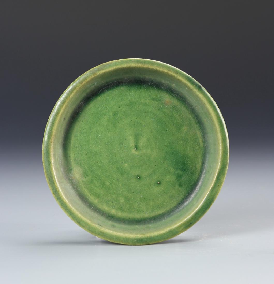 Chinese Antique Green Glazed Brush Washer (1 of 4)