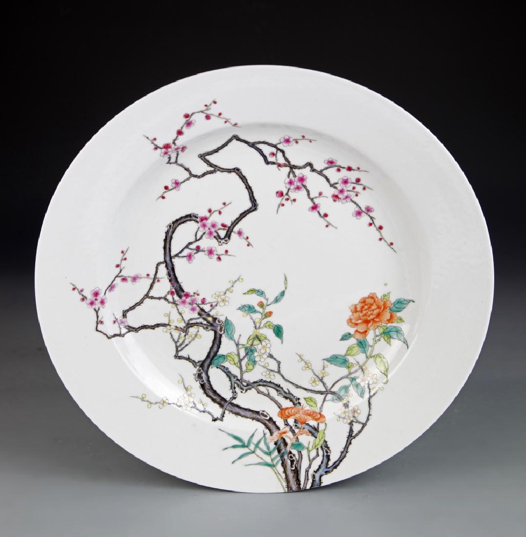 Chinese Famille Rose Charger (1 of 6)