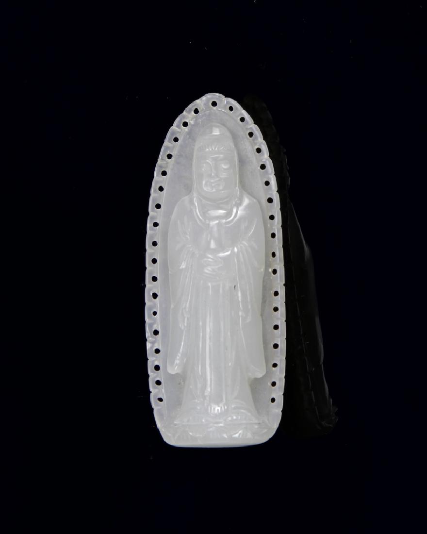 Chinese Jade Guanyin Pendant (1 of 3)