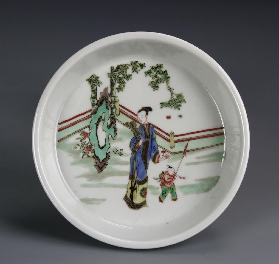 Chinese Wucai Brush Washer (1 of 4)