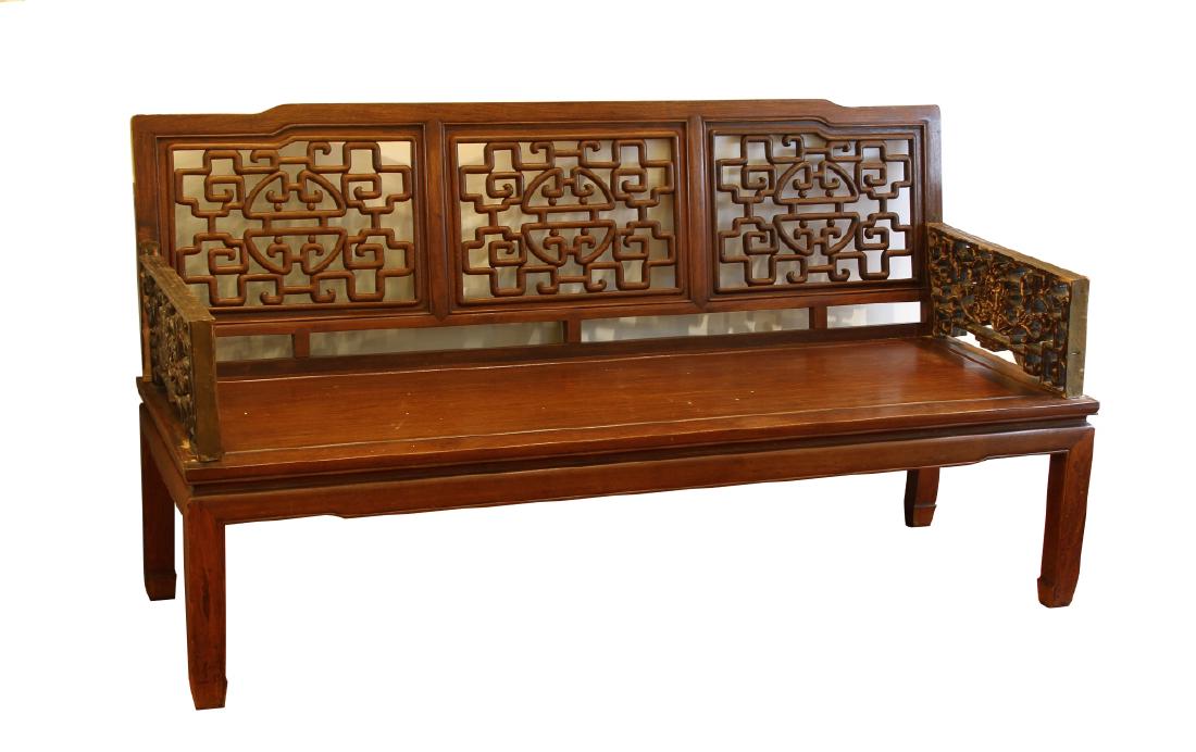 Chinese Hardwood Bench (1 of 5)