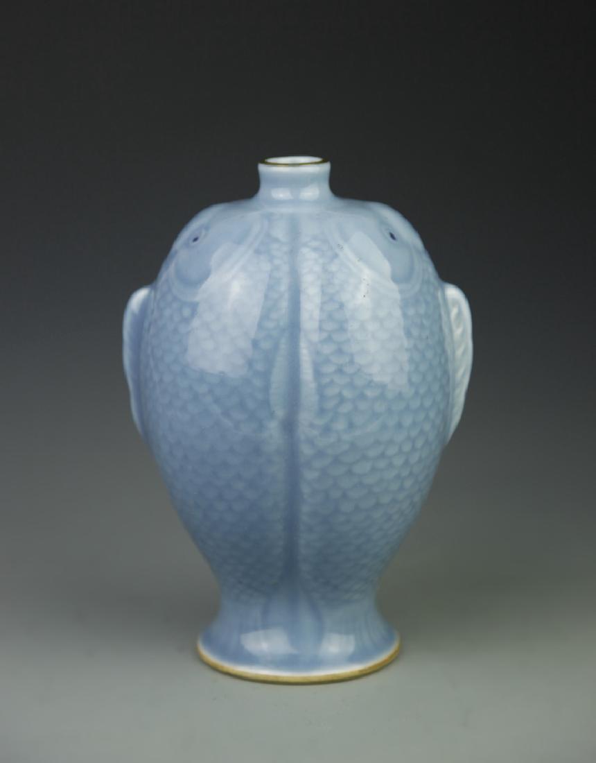 Chinese Celadon Double Fish Vase (1 of 6)