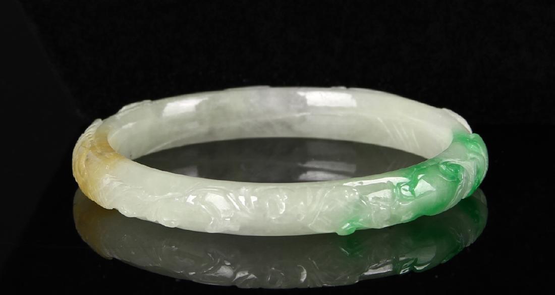 Chinese Jadeite Bangle (1 of 3)