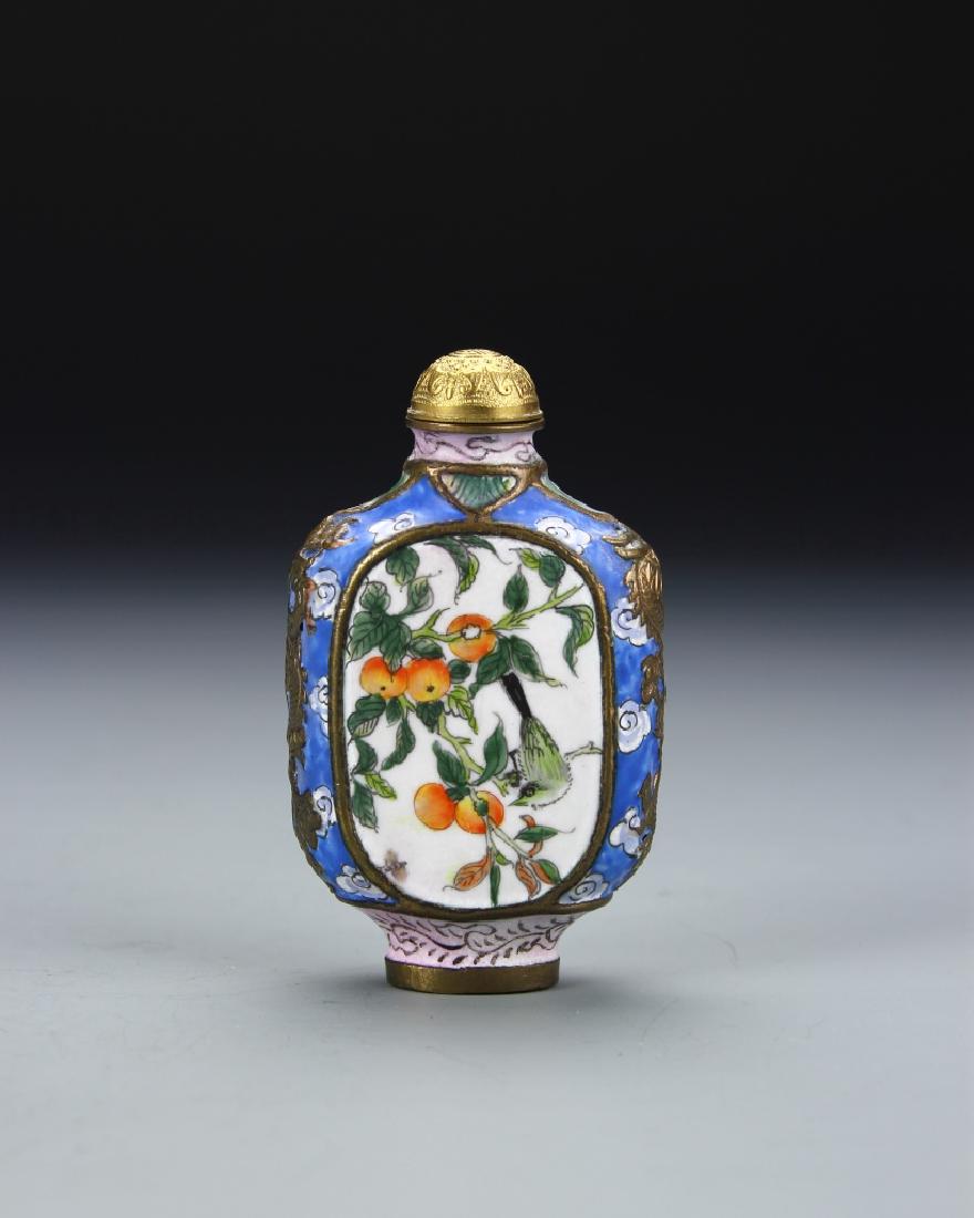 Chinese Enameled Snuff Bottle (1 of 5)