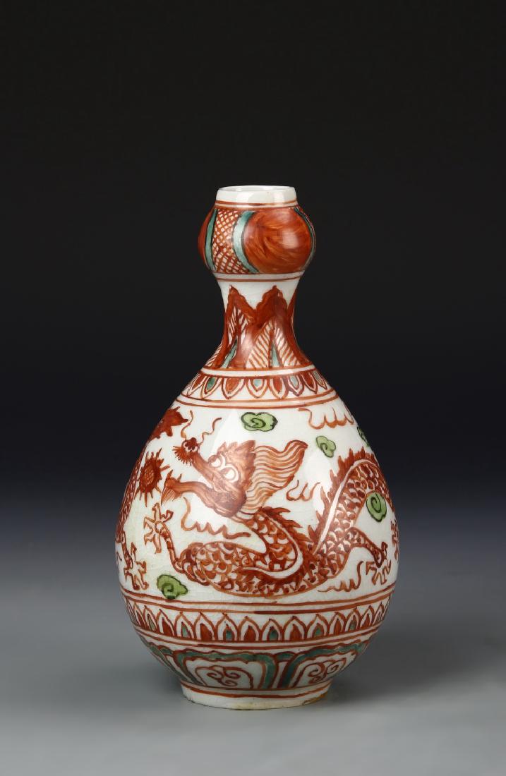 Chinese Sancai Dragon Vase (1 of 5)