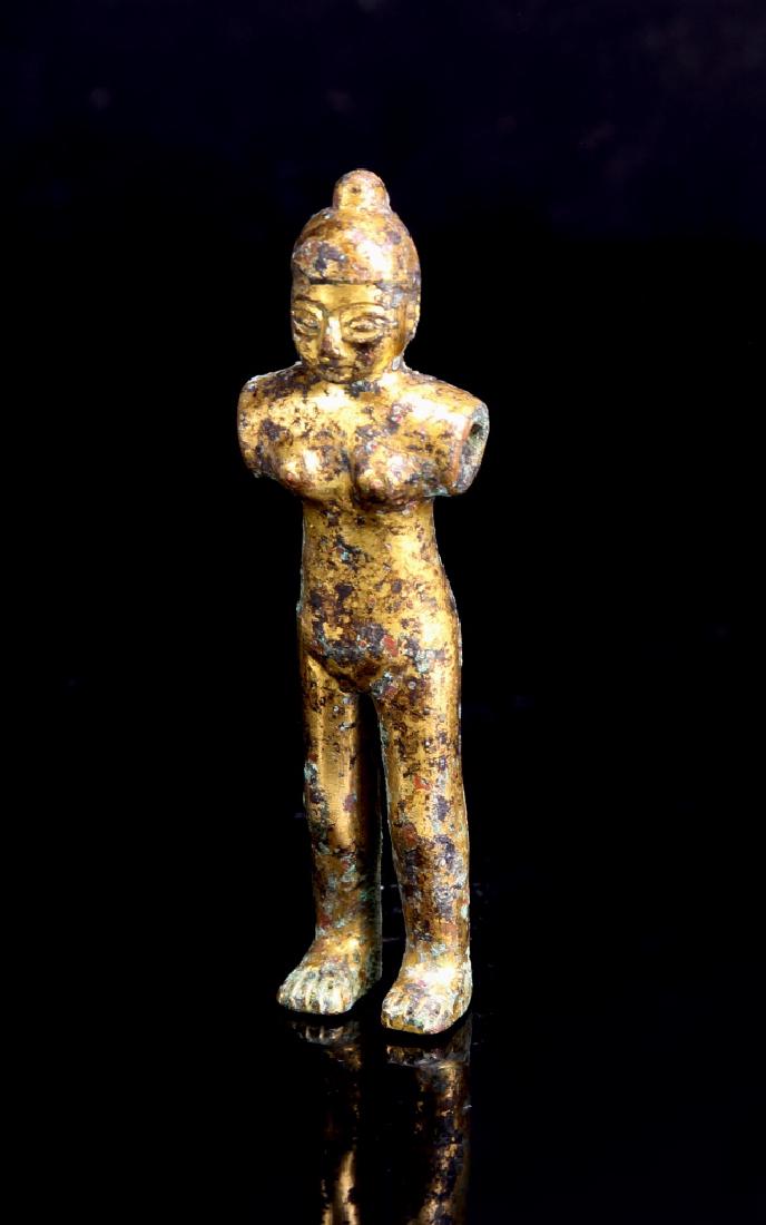 Chinese Gilt Bronze Figure (1 of 1)
