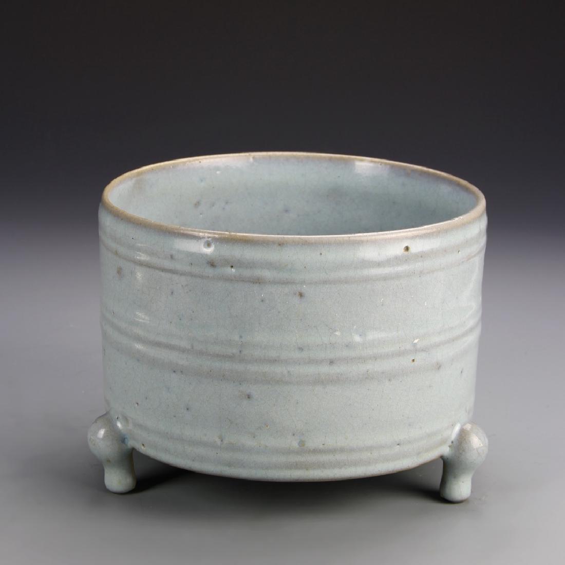 Chinese Ru Ware Tripod Censer (1 of 1)