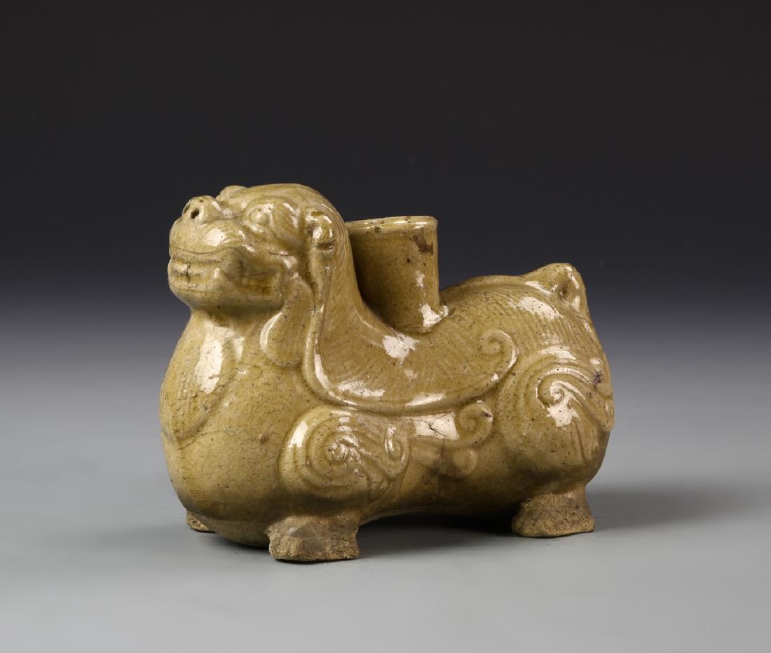 Chinese Glazed Foo Lion Candle Holder (1 of 5)
