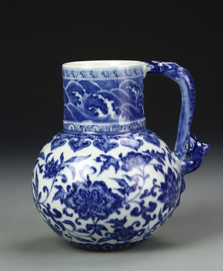 Chinese Blue and White Pitcher (1 of 7)