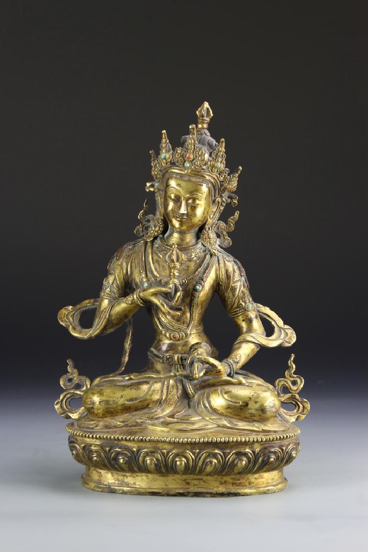 Chinese Gilt Buddha (1 of 5)