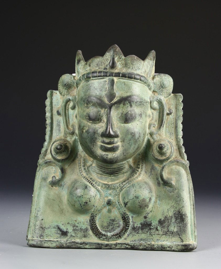 Indian Bronze Mohra of Devi (1 of 3)