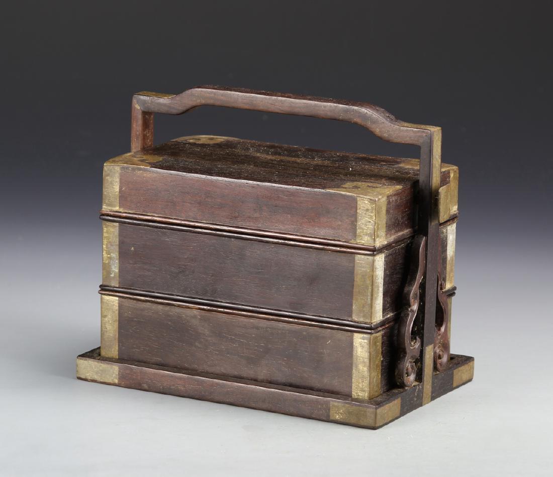 Chinese Zitan Stacking Boxes (1 of 4)