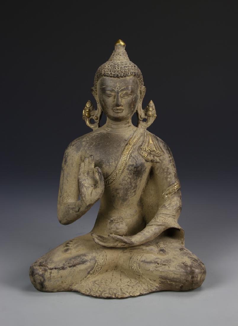 Indian Bronze Buddha (1 of 6)