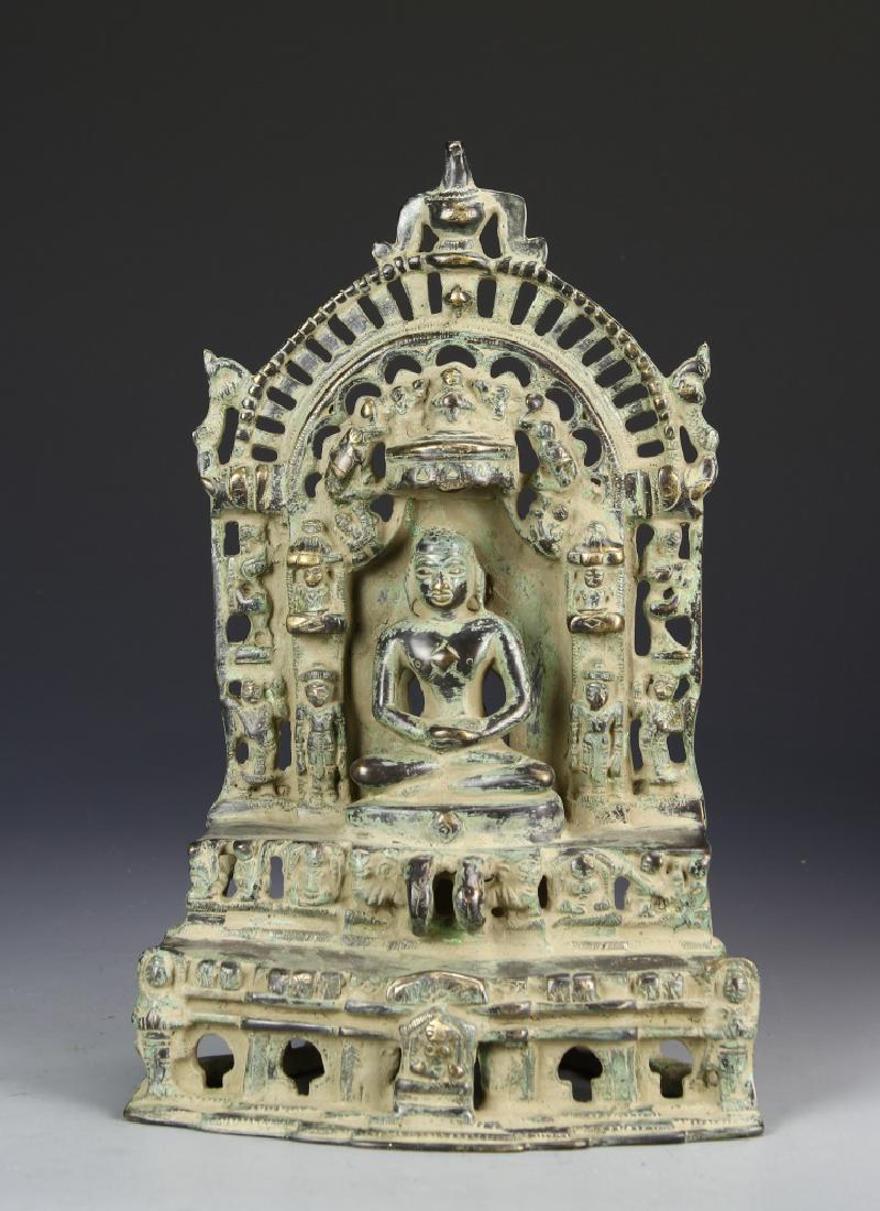 Indian Large Jain Bronze Alter (1 of 6)