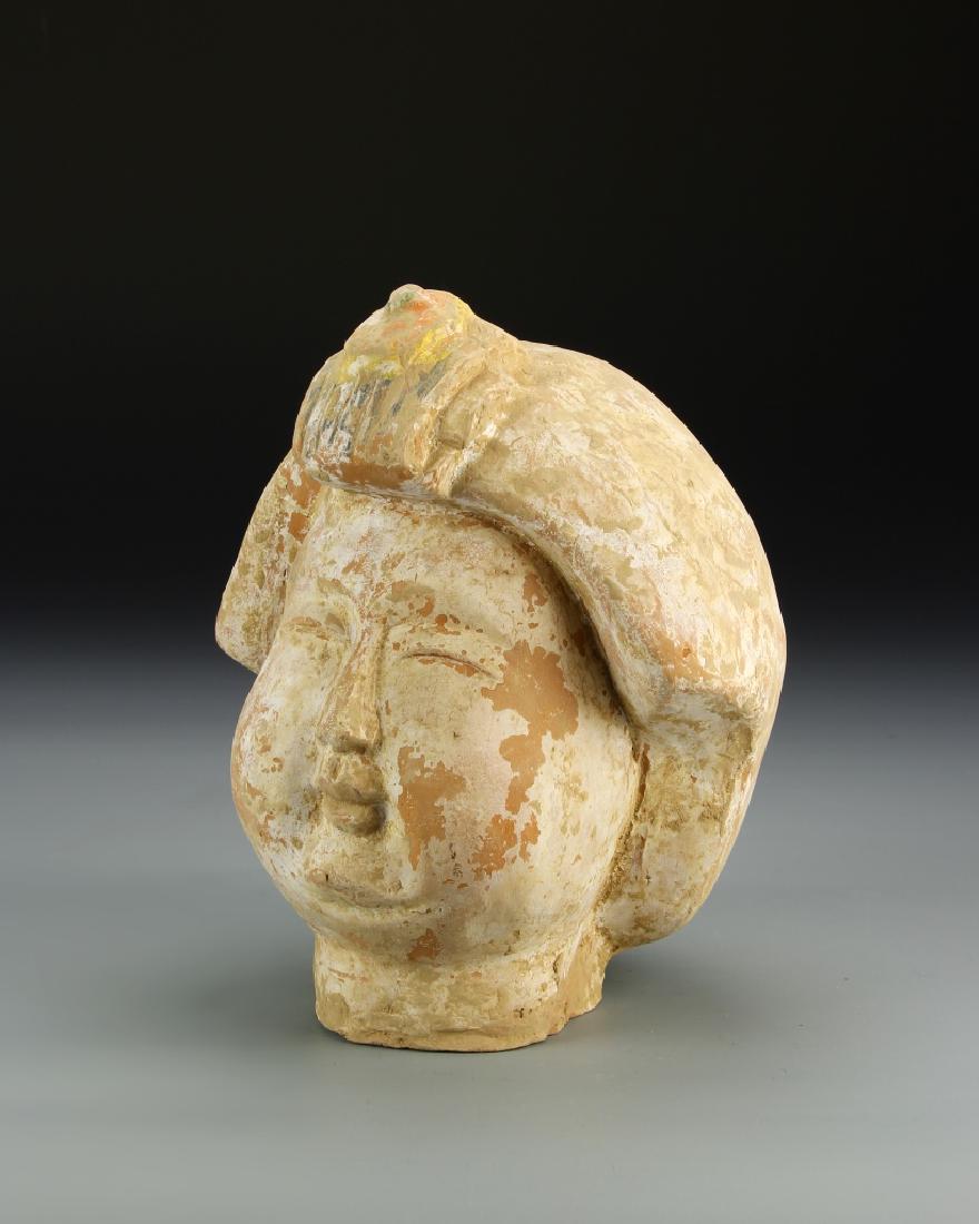 Chinese Pottery Bust (1 of 4)