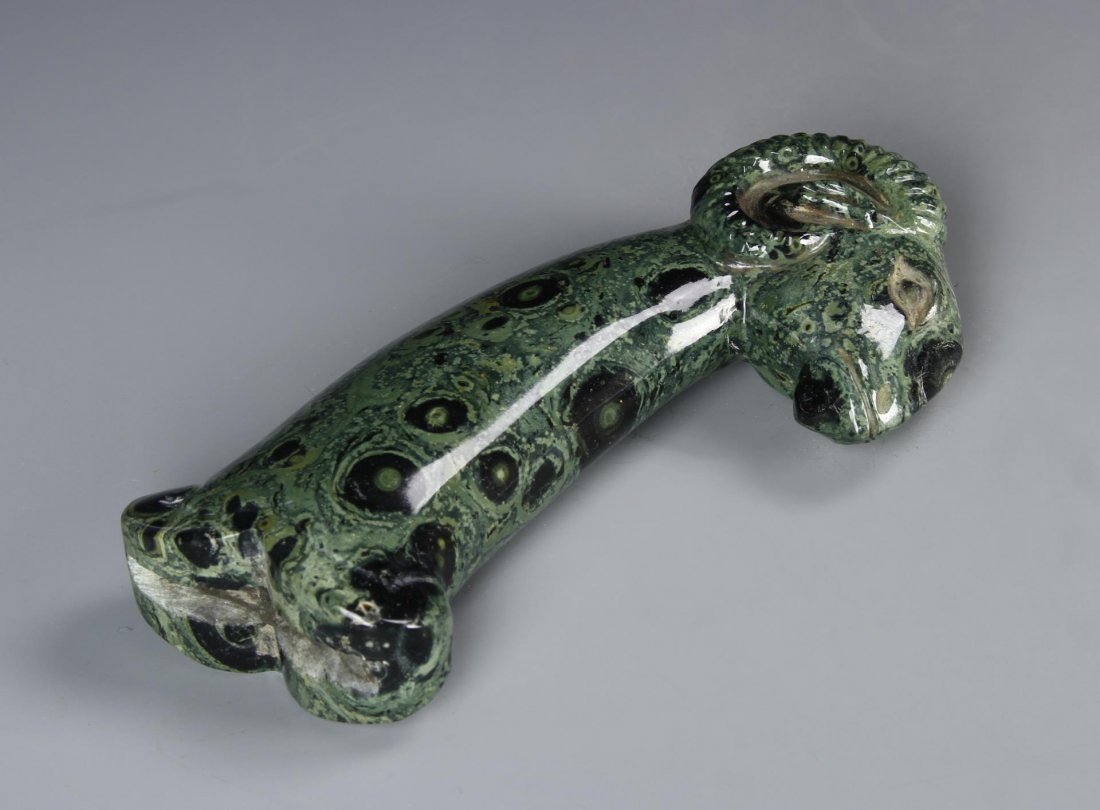 Indian Jade Stone Dagger (1 of 2)