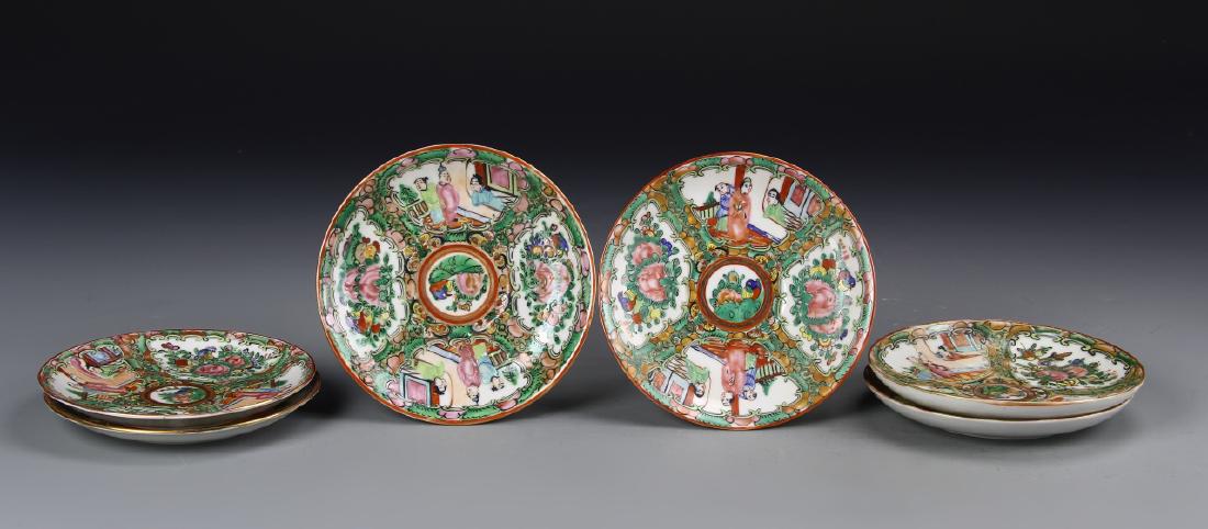 Chinese Six Rose Medallion Dishes (1 of 2)