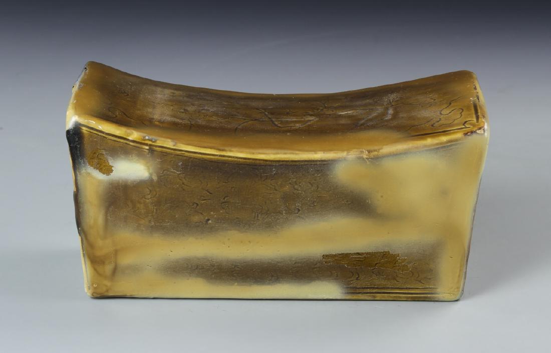 Chinese Brown Glazed Pillow (1 of 8)