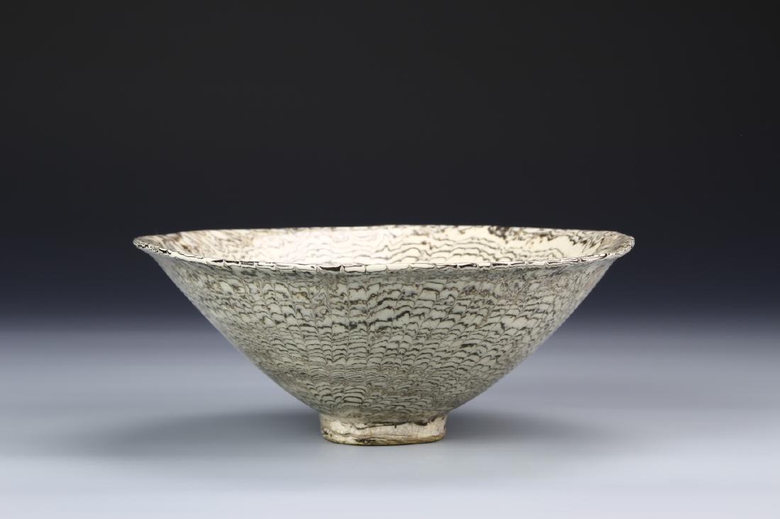 Rare Chinese "Marble" Glaze Bowl (1 of 6)