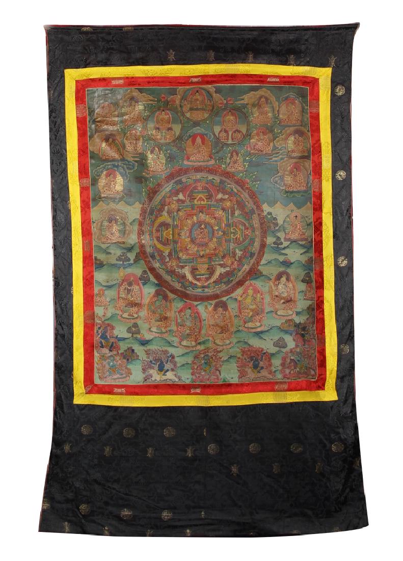 Chinese Tibetan Thangka (1 of 5)