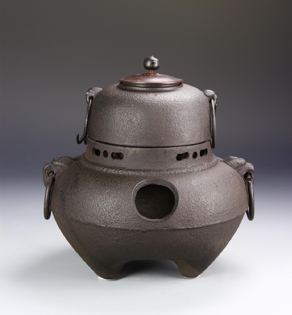 Japanese Iron Cast Tea Stove (1 of 4)
