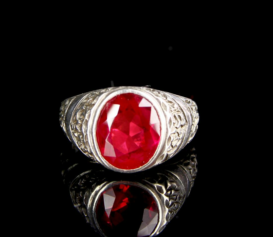 Silver Ruby Ring (1 of 3)