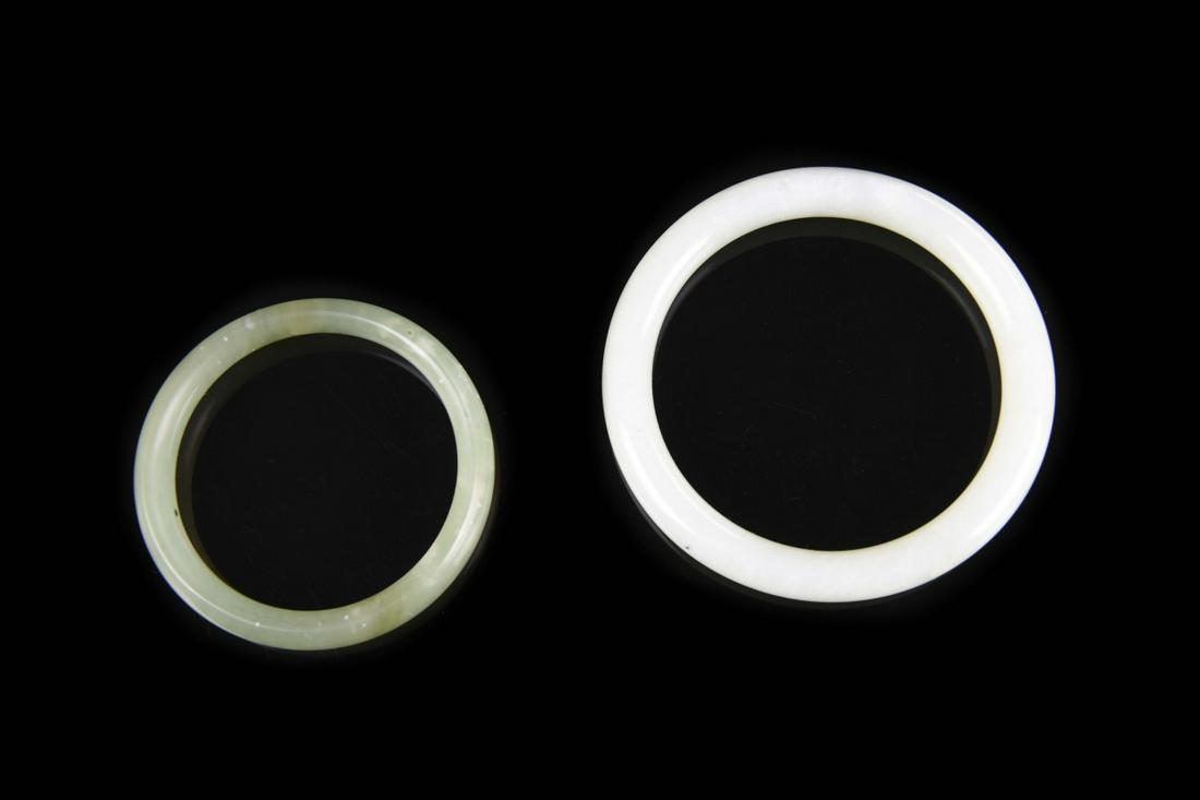Two Chinese Jade Bangles (1 of 2)