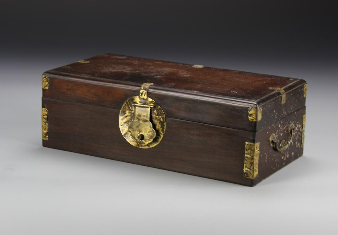 Chinese Zitan Scholar Box (1 of 4)