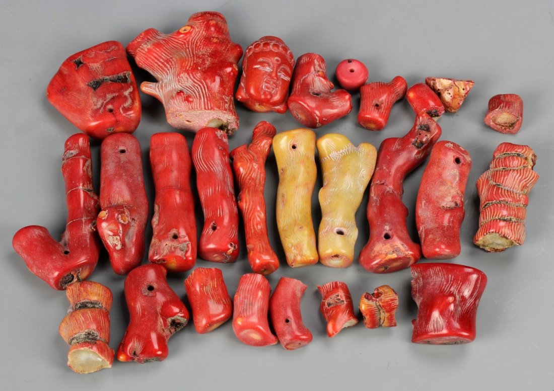 Chinese Bag of Coral: China, a bag of coral.