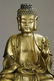 Chinese Large Gilt Wood Buddha - 2