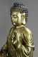 Chinese Large Gilt Wood Buddha - 5